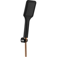 Душевой гарнитур Rav Slezak SK0065-1CMATZ Черный матовый Золото — фото 1, Душевые гарнитуры