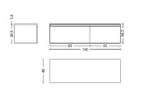 Товар: Тумба Boheme Armadi Art Flat Vallessi Uno-S 140 897-140-A mat подвесная Антрацит матовый - фото 3 Тумба Boheme Armadi Art Flat Vallessi Uno-S 140 897-140-A mat подвесная Антрацит матовый — фото 3, Мебель для ванной