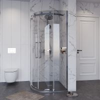 Товар: Душевой уголок Grossman Classic 90х90 301.K33.04.9090.10.00 профиль Хром стекло прозрачное - фото 3 Душевой уголок Grossman Classic 90х90 301.K33.04.9090.10.00 профиль Хром стекло прозрачное — фото 3, Душевые уголки четверть круга