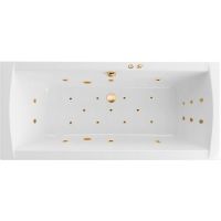 Акриловая ванна Excellent Aquaria Lux 180x80 WAEX.AQU18.ULTRA.GL с гидромассажем — фото 1, Ванны