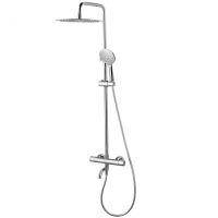 Душевая система Denberg LT-302 с термостатом Хром — фото 1, Душевое оборудование. Душевая программа