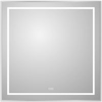 Зеркало BelBagno Kraft 90 SPC-KRAFT-900-800-LED-TCH-WARM с подсветкой Сатин с сенсорным выключателем и подогревом — фото 1, Зеркала в ванную комнату