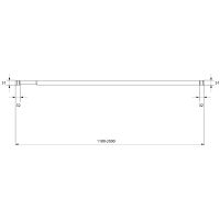 Товар: Карниз для ванной Milardo 015A200M14 Бежевый - фото 4 Карниз для ванной Milardo 015A200M14 Бежевый — фото 4, Карнизы для ванной