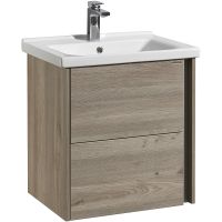 Тумба под раковину Aquaton Стоун 60 1A231401SX850 подвесная Сосна арлингтон — фото 1, Тумбы под раковину