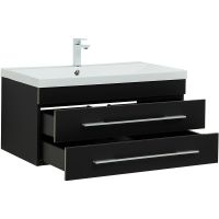 Товар: Тумба под раковину Aquanet Верона 90 272429 подвесная Черная матовая - фото 8 Тумба под раковину Aquanet Верона 90 272429 подвесная Черная матовая — фото 8, Мебель для ванной