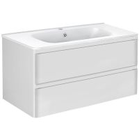 Товар: Тумба под раковину Vincea Vico 100 VMC-2V100GW подвесная G.White - фото 2 Тумба под раковину Vincea Vico 100 VMC-2V100GW подвесная G.White — фото 2, Тумбы под раковину