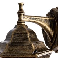 Настенный светильник Artelamp Pegasus A3152AL-1BN Прозрачный Черный с золотом — фото 2, Уличное освещение