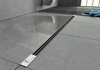 Душевой лоток Boheme B&T Infinity 80 981-80-CR с решеткой Хром — фото 2, Душевые лотки