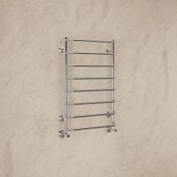 Водяной полотенцесушитель Terminus Стандарт П8 500x800 4670078530370 Хром, нижнее подключение, G 1/2 — фото 3, Водяные полотенцесушители