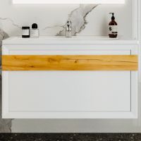 Товар: Тумба под раковину Бриклаер Берлин 100 4627125416095 подвесная Белый глянец - фото 1 Тумба под раковину Бриклаер Берлин 100 4627125416095 подвесная Белый глянец — фото 1, Тумбы под раковину