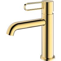 Смеситель для раковины Splenka S03.10.23 Золото — фото 1, Смесители