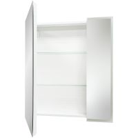 Товар: Зеркальный шкаф Reflection Cube 700х800 RF2212CB с подсветкой Белый матовый - фото 3 Зеркальный шкаф Reflection Cube 700х800 RF2212CB с подсветкой Белый матовый — фото 3, Зеркальные шкафы в ванную