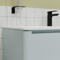 Тумба с раковиной Iddis Edifice 100 EDI10B0i95K подвесная Голубая — фото 9, Мебель для ванной