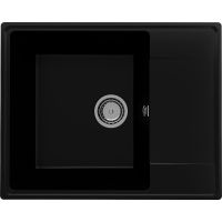 Кухонная мойка Ulgran Quartz Prima 605-07 Уголь — фото 1, Кухонные мойки