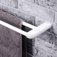 Полотенцедержатель WasserKRAFT Kammel K-8340W двойной Белый матовый — фото 2, Полотенцедержатели