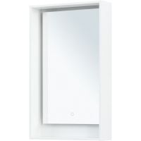 Товар: Зеркало Aquanet Милан 50 336390 с подсветкой Белый глянец с сенсорным выключателем - фото 2 Зеркало Aquanet Милан 50 336390 с подсветкой Белый глянец с сенсорным выключателем — фото 2, Мебель для ванной
