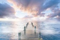 Фреска Ortograf Relax 34259 Фактура бархат FX Флизелин (4*2,7) Голубой/Разноцветный, Небо/Море — фото 2, Фрески