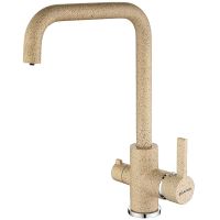 Смеситель для кухни Paulmark Logas Lo213021-302 Песочный — фото 1, Смесители для кухни