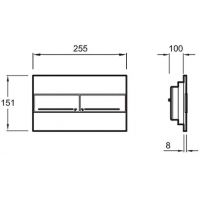 Товар: Комплект унитаза с инсталляцией Jacob Delafon Aleo E21730RU-00 с сиденьем Микролифт и клавишей смыва Хром - фото 12 Комплект унитаза с инсталляцией Jacob Delafon Aleo E21730RU-00 с сиденьем Микролифт и клавишей смыва Хром — фото 12, Комплекты унитаз + инсталляция