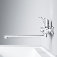 Смеситель для ванны AM.PM Like F8090016 универсальный Хром — фото 4, Смеситель для ванны