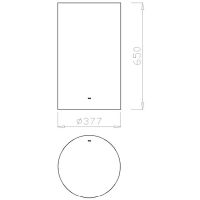Ведро для мусора Nofer 14071.80.SC.S Нержавеющая сталь матовая — фото 2, Мусорные ведра