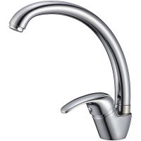 Смеситель для кухни WesnaArt Listok LIS01-120 Хром — фото 1, Смесители для кухни