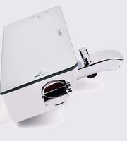 Смеситель для ванны Hansgrohe Ecostat Select 13141400 с термостатом Хром Белый — фото 3, Смесители