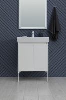 Тумба с раковиной Aquanet Nova Lite 60 подвесная Белый глянец арт-302523 — фото 12, Тумбы с раковиной