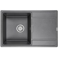 Кухонная мойка Paulmark Flugen 50-780 PM217850-DG Графит — фото 1, Кухонные мойки