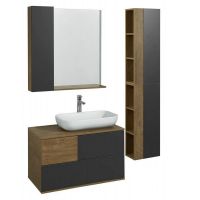 Зеркало Aquaton Терра 61 1A247302TEDY0 с подсветкой Дуб кантри — фото 6, Зеркала в ванную комнату