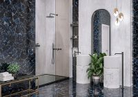 Керамогранит LCM Adamant Blue суперполированный 60120ADA23HG 60х120 см — фото 11, Керамогранит