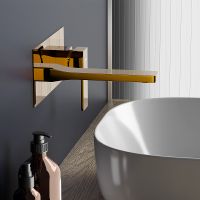 Смеситель для раковины Damixa Gala 530260600 Золото — фото 3, Смесители