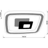 Люстра Artelamp Forma Белая Черная арт-A1437PL-72WH — фото 6, Люстры