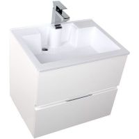 Тумба с раковиной Aquanet Алвита 60 213095 подвесная Белый глянец — фото 6, Мебель для ванной