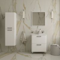 Тумба с раковиной Iddis Brick 60 BRI60WFi95K Белая — фото 7, Тумбы с раковиной