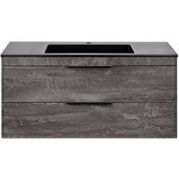 Товар: Тумба под раковину Vincea Chiara 2D 100 подвесная G.Stone арт-VMC-2C2100GS - фото 4 Тумба под раковину Vincea Chiara 2D 100 подвесная G.Stone арт-VMC-2C2100GS — фото 4, Тумбы под раковину