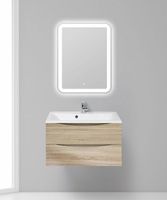 Тумба под раковину BelBagno Marino 80 MARINO-800-2C-SO-WO-P подвесная Rovere Bianco — фото 3, Тумбы под раковину