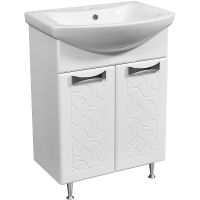 Тумба под раковину Stella Polar Ванда 60 SP-00000201 Белая — фото 1, Тумбы под раковину