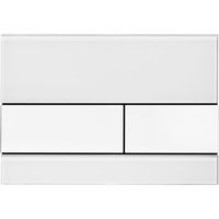 Клавиша смыва Tece Square 9240800 для унитаза Белая — фото 1, Кнопки смыва