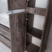 Товар: Шкаф пенал BelBagno Kraft 33 KRAFT-1600-2A-SC-PP-L подвесной Pino Pasadena - фото 3 Шкаф пенал BelBagno Kraft 33 KRAFT-1600-2A-SC-PP-L подвесной Pino Pasadena — фото 3, Пеналы для ванной комнаты