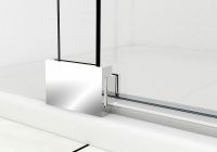 Душевая дверь Vincea Extra 120 VDP-1E1112CLGM профиль Вороненая сталь стекло прозрачное — фото 6, Распашные душевые двери