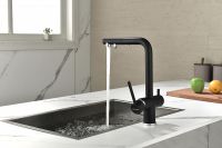 Товар: Смеситель для кухни Paulmark Serpentine Se213222-418 Черный металлик - фото 3 Смеситель для кухни Paulmark Serpentine Se213222-418 Черный металлик — фото 3, Смесители