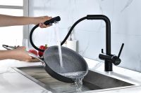 Смеситель для кухни Paulmark Serpentine Se213222-401 Антрацит — фото 7, Смесители для кухни