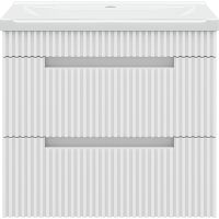 Товар: Тумба с раковиной Brevita Ariana 60 УТ000014131 подвесная Белая глянцевая - фото 2 Тумба с раковиной Brevita Ariana 60 УТ000014131 подвесная Белая глянцевая — фото 2, Мебель для ванной