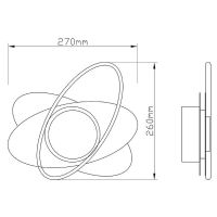Товар: Настенный светильник Artelamp Mars A2605AP-7BK Белый Золото Черный - фото 5 Настенный светильник Artelamp Mars A2605AP-7BK Белый Золото Черный — фото 5, Светильники