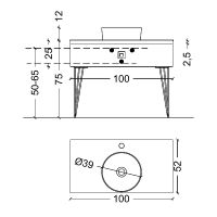 Товар: Тумба под раковину Boheme Armadi Art Lucido 100 770-100-Rose подвесная Пыльная роза - фото 12 Тумба под раковину Boheme Armadi Art Lucido 100 770-100-Rose подвесная Пыльная роза — фото 12, Мебель для ванной