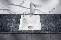 Кухонная мойка Milacio Murcia 42 Cuarzo MC.77042 Белая — фото 2, Кухонные мойки