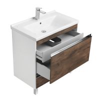 Товар: Тумба под раковину Aquaton Капри 80 1A230201KPDB0 подвесная Таксония темная - фото 5 Тумба под раковину Aquaton Капри 80 1A230201KPDB0 подвесная Таксония темная — фото 5, Мебель для ванной