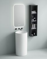 Раковина SantiLine 45 SL-4014 Белая — фото 9, Раковины напольные