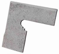 Плинтус угловой Gresmanc Fuji Zanquin Fiorentino Derecho 28,8х27 см — фото 1, Ступени и клинкер